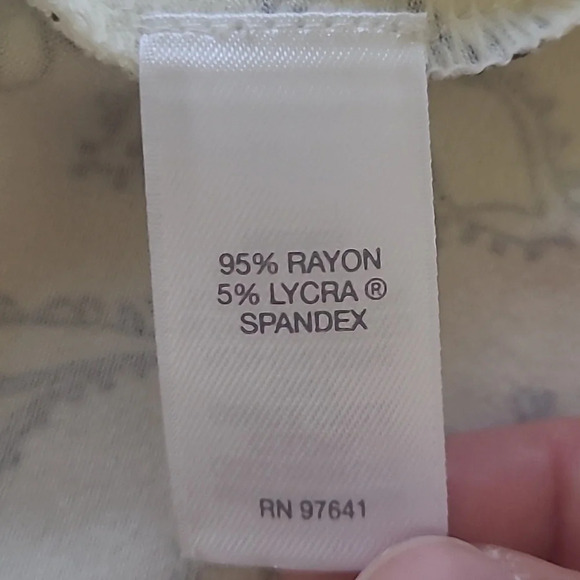 J. Jill Wearever White & Black T-Shirt Dress - Size Sm - Picture 5 of 7